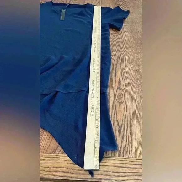 Capote navy blue short sleeve dress size extra large flow, generous size fitNWT - Picture 6 of 8